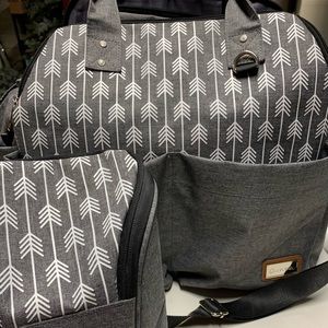 LekeBaby Diaper Bag and Food bag like new